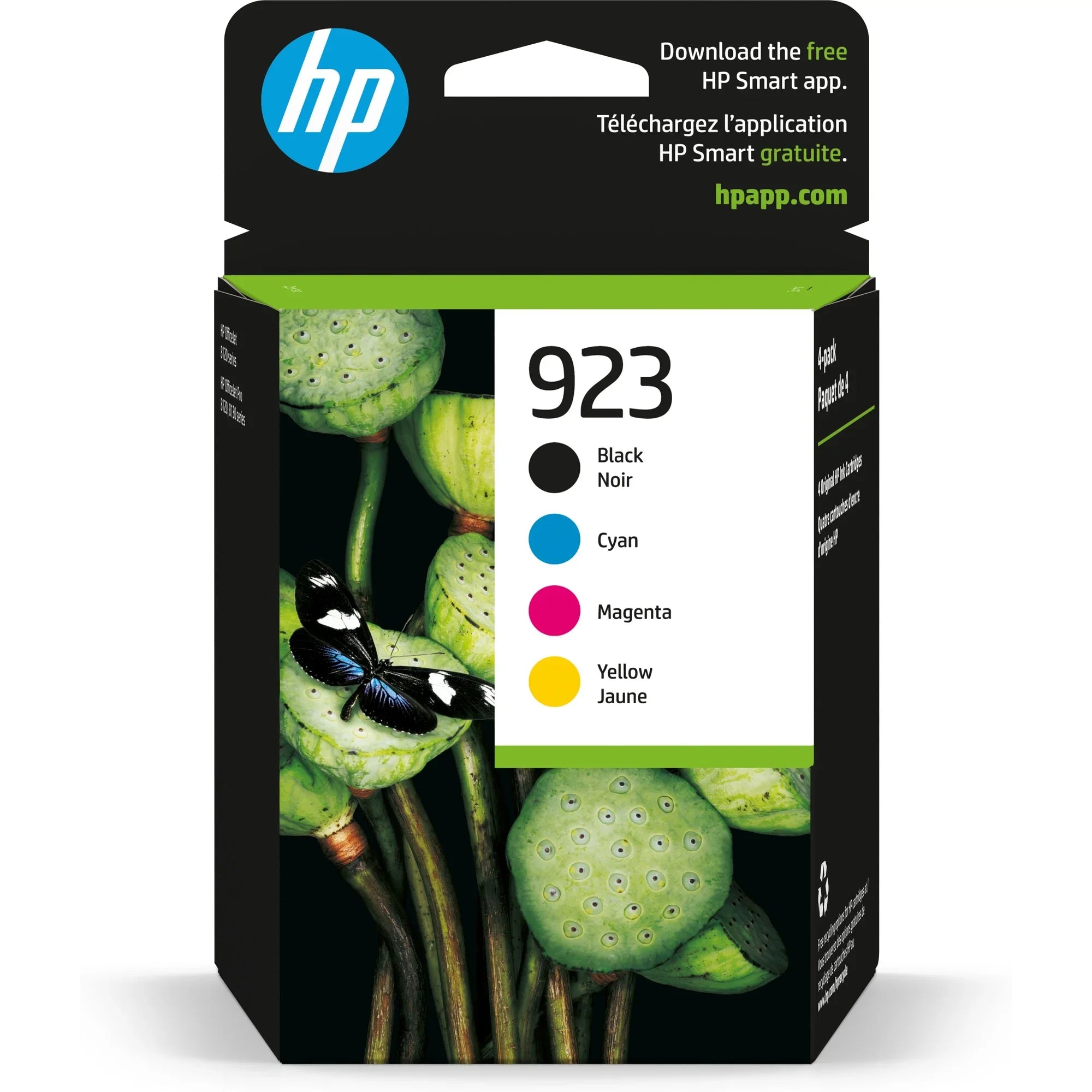 Premium 923 CMYK Original Ink Cartridge 4-Pack - Great Deal!