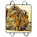 GCKG Special Effect Leopard With Authentical Blue Eyes Wild Animal Print Pet Car Seat Cover Dog Car Seat Mat Hammock Cargo Mat Trunk Mat For Cars Trucks and SUV 54x60 inches - Great Deal! - Great Deal!