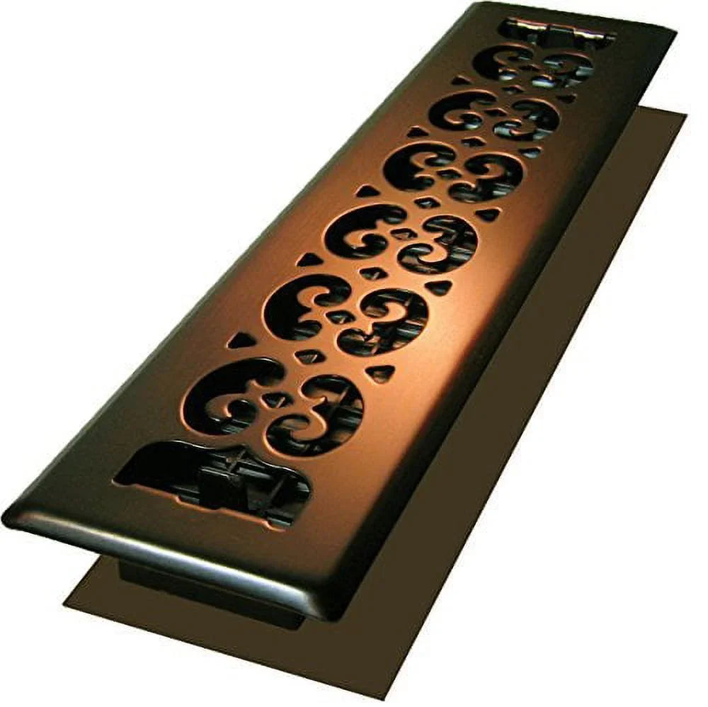 Premium Premium Decor Grates SPH214-RB Floor Register, 2x14, Rubbed Bronze Finish - Great Deal!