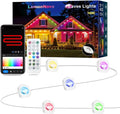 Permanent Outdoor Lights, 100ft with 72 LED Eaves Lights IP67 Waterproof, RGB Outdoor Lights with DIY Scene Modes, Suitable for Holiday and Daily Using, Work with Remote & Alexa - Great Deal!