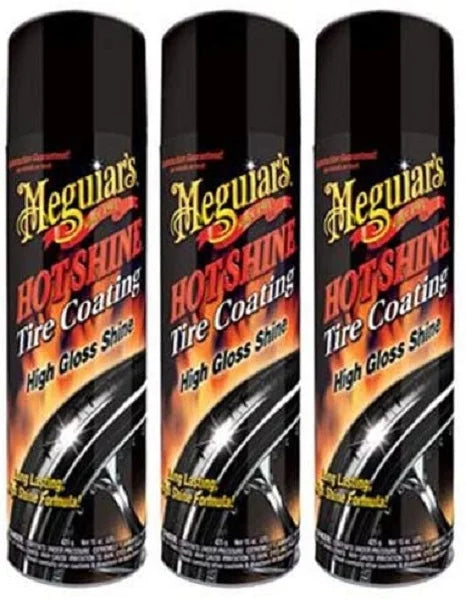 Premium Premium Meguiar's G13815 Hot Shine High Gloss Tire Coating - 15 Oz Spray Can 3