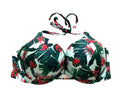 Victoria's Secret Swim Bombshell Push Up Bikini Top Blue Floral Palm Cup Size 32A NWT - Great Deal! - Great Deal! - Great Deal!