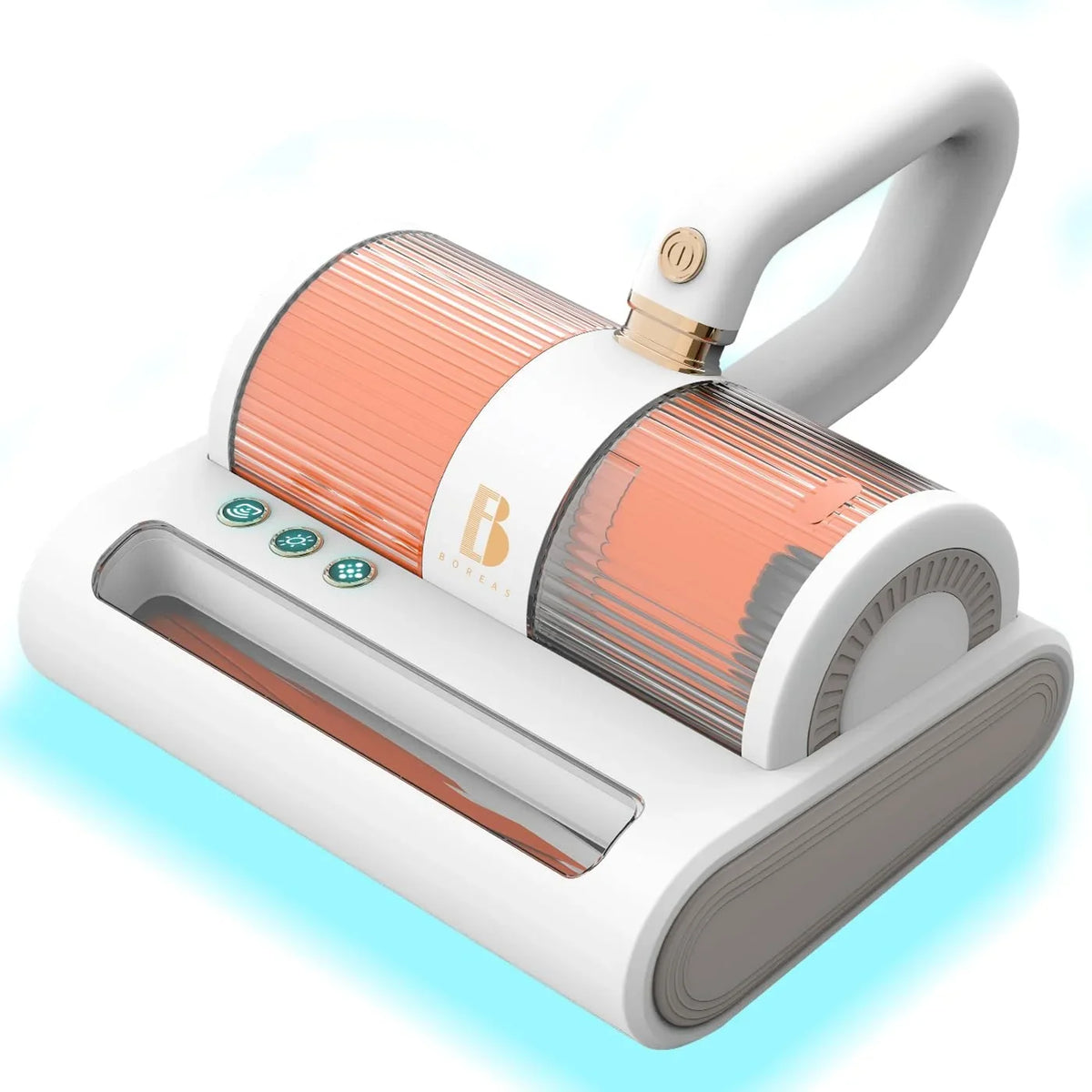 Premium Handheld Allergen Vacuum Cleaner with Dual Motors Ultrasonic UV Bed Vacuum for Allergies and Pet, eliminates Allergens/Mite,14kpa | Strong Beating | True HEPA removes Hair,Crumbs,Dust, VC0011