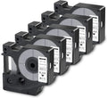 Premium Filery Label Maker Tape for DYMO D1 Labels Tape 45013 S0720530 Refill, Compatible Label Tape Replacement, Black - Great Deal!