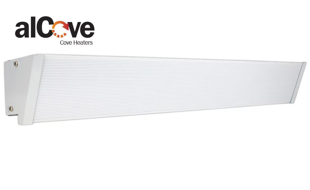 Premium Premium King Electric 47" / 560W / 240V Electric Cove Heater, White - Great Deal!