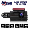 Premium SYTHERS 1080P Dash Cam Front and Rear, 170Â° Wide Angle Dash Camera with Night Vision