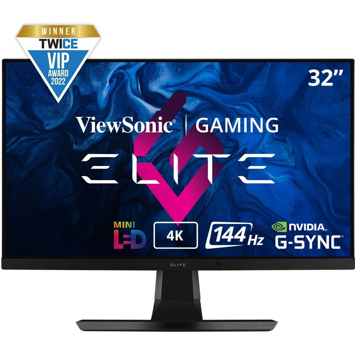 Premium ViewSonic ELITE XG321UG 32 Inch 4K IPS 144Hz Gaming Monitor with G-Sync, Mini LED, Nvidia Reflex, HDR1400, Advanced Ergonomics, HDMI and DP for Esports - Great Deal! - Great Deal!