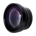 Premium 0.4x High Grade (Black) Wide Angle Conversion Lens For Olympus Stylus TOUGH TG-3 (Includes Lens Adapters)