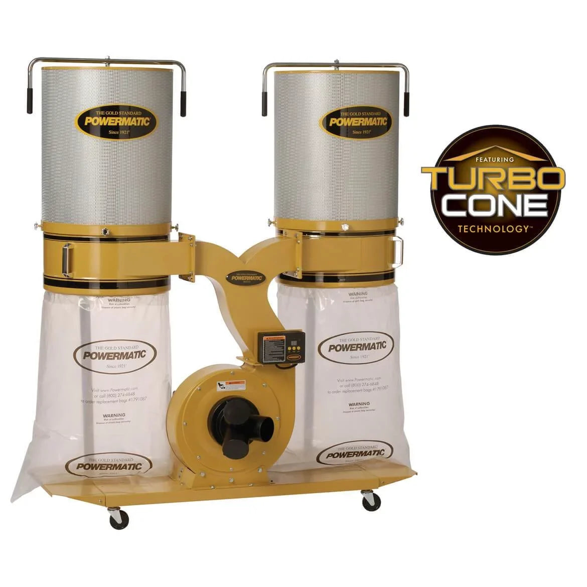 Powermatic PM1900TX-CK1 Dust Collector w/ Canister Kit 3HP 1PH - 1792072K - Great Deal!