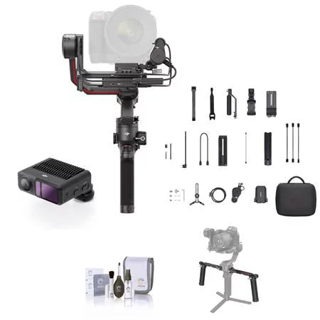 RS 3 Pro Combo Gimbal Stabilizer Bundle with Ronin LiDAR Range Finder, Dual Handgrip, Cleaning Kit - Great Deal! - Great Deal!