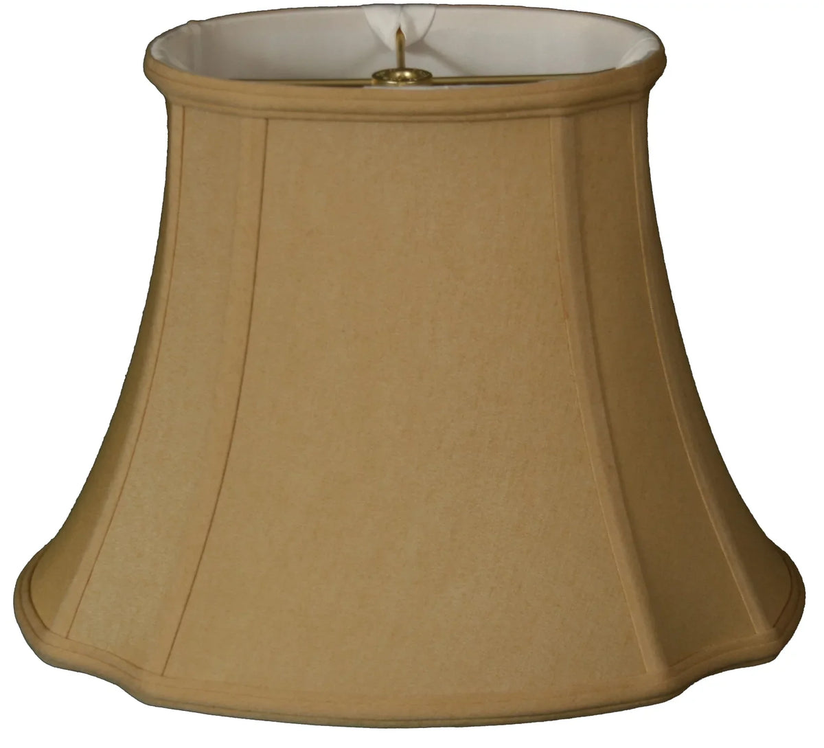 Royal Designs 19" Oval Inverted Corner Lamp Shade Antique Gold - Great Deal!