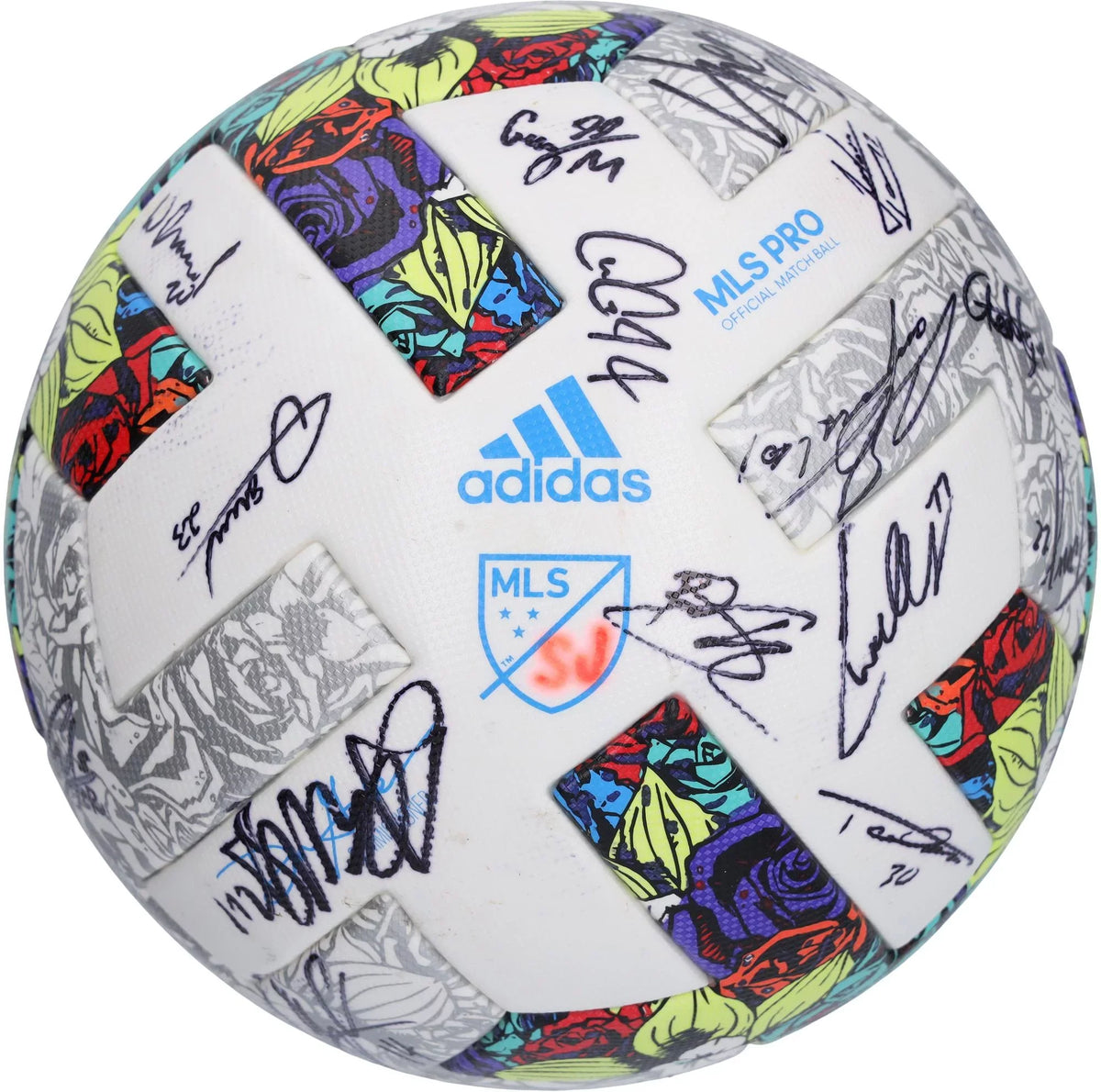 Premium San Jose Earthquakes Match-Used Soccer Ball from the 2022 MLS Season with 25 Signatures - BA88055 - Fanatics Authentic Certified