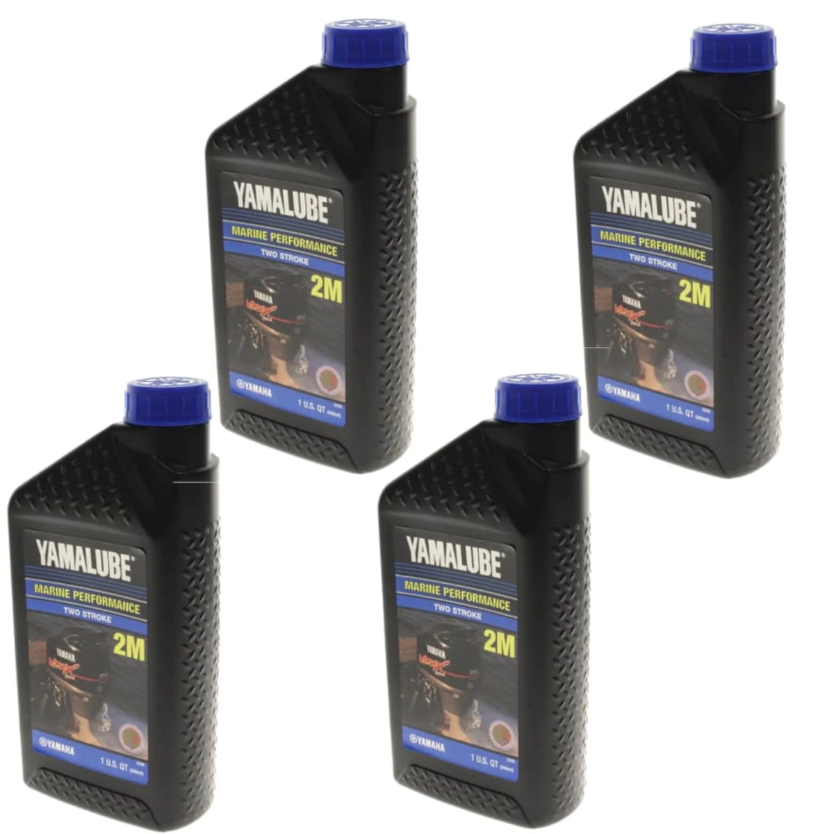 Premium Yamaha New OEM, Yamalube 2-Stroke Marine Engine Oil, 4 Quarts, LUB-2STRK-M1-12 - Great Deal!