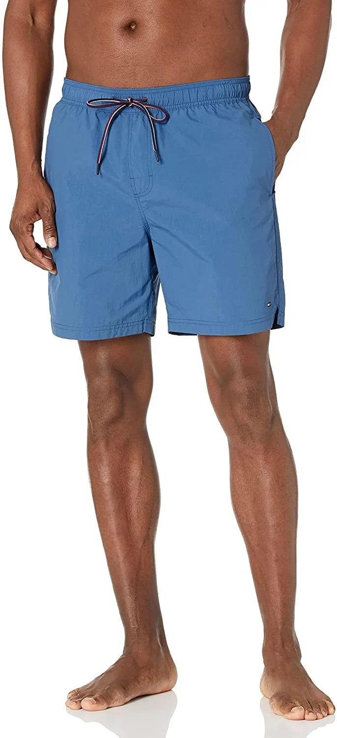 Premium Tommy Hilfiger Mens 7 Swim Trunks XX-Large Athletic Blue-pt