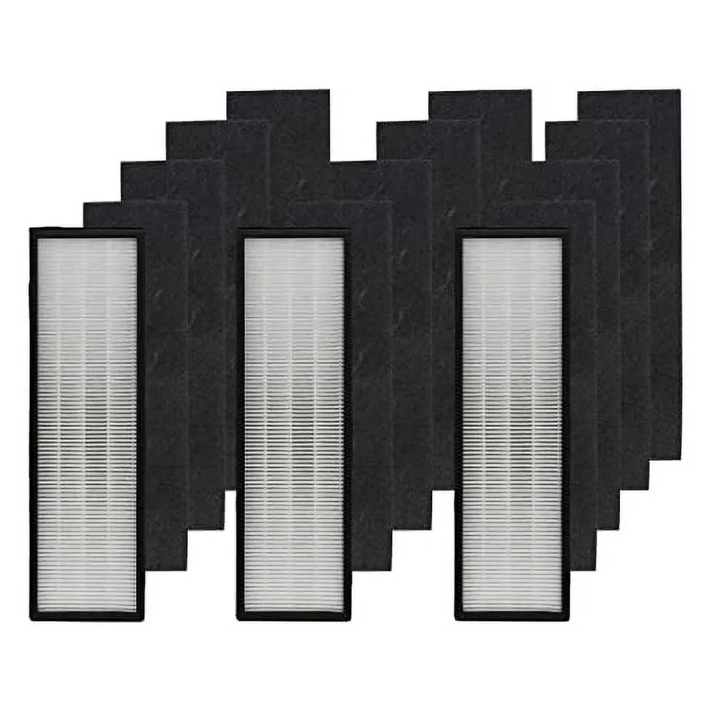 Premium Filter-Monster â Replacement HEPA Filter with 4 Carbon Pre-Filters Set, 3 HEPA and 12 Carbon Filter Pack - Compatible with GermGuardian Air Purifier FLT4825 Filter Size B