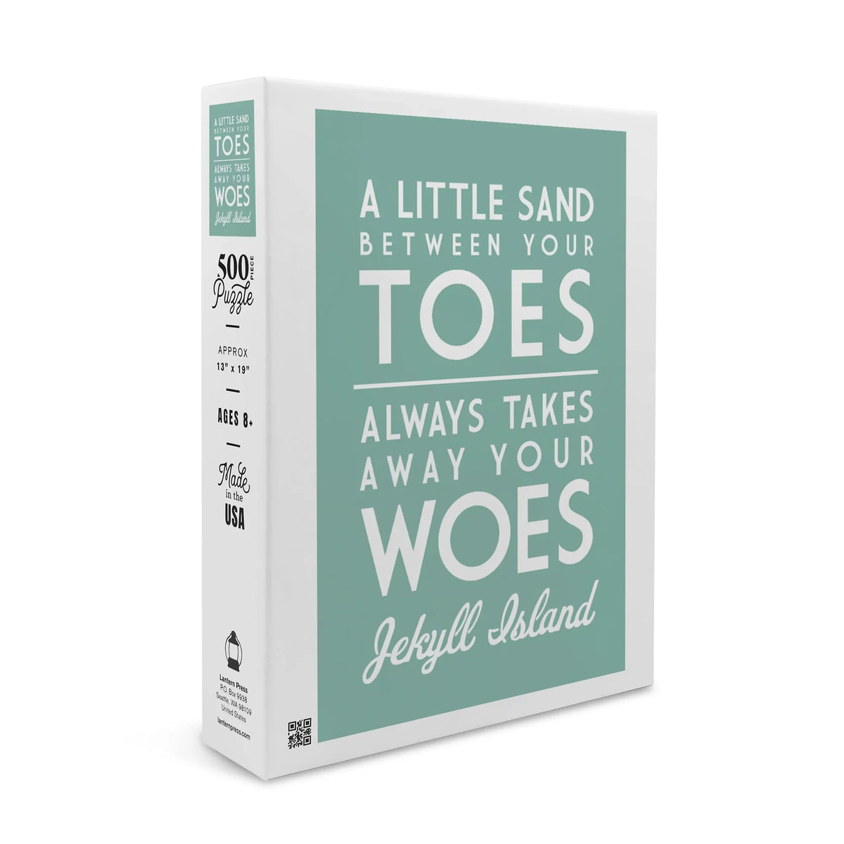 Jekyll Island, Georgia, A Little Sand Between Your Toes, Simply Said (19x27 inches, Premium 500 Piece Jigsaw Puzzle for Adults and Family, Made in USA) - Great Deal! - Great Deal! - Great Deal!