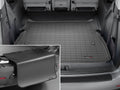 Premium Premium WeatherTech Cargo Trunk Liner with Bumper Protector compatible with 2018-2024 Honda Odyssey - Behind 2nd Row Seating With Bumper Protector, Black - Great Deal!