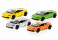 Premium Premium Premium Premium Set of 4: 5" Kinsmart Lamborghini Huracan LP610-4 Diecast Model Toy Car 1:36