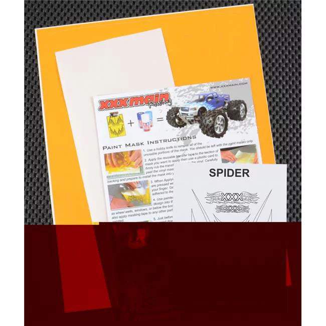 Premium XXX Main Racing Spider Paint Mask