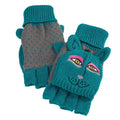 Laurel Burch Dark Teal Flip Dog Mittens - Great Deal!