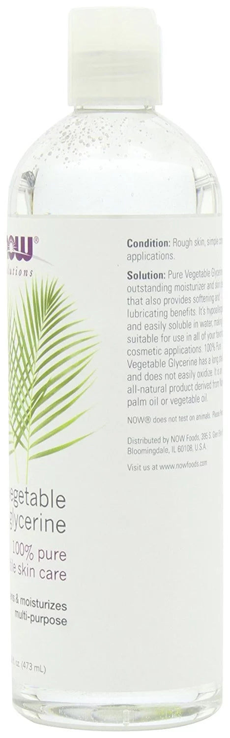 Premium NOW Solutions Glycerine Vegetable, 16-Ounce - Great Deal!