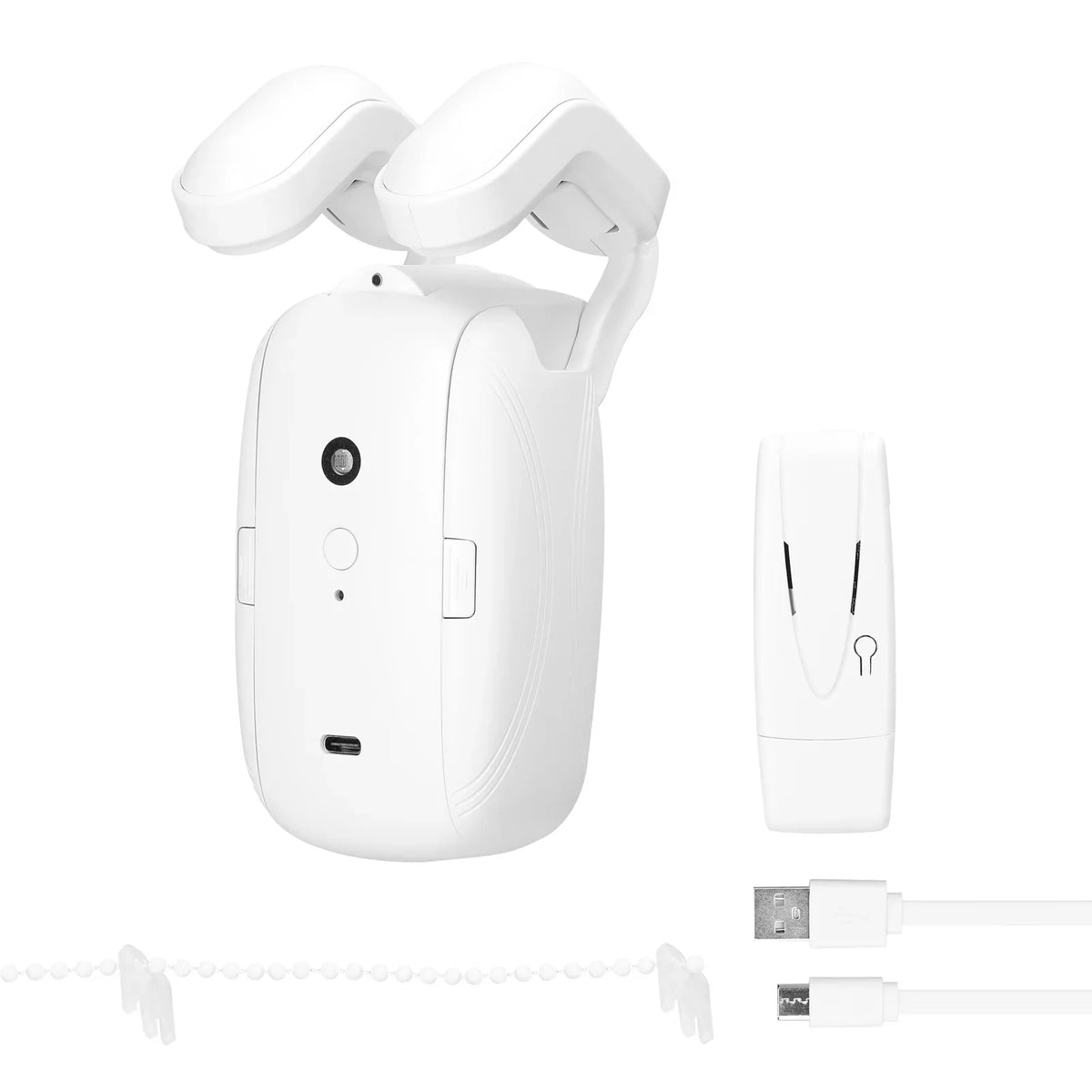 Premium Htovila WiFi Intelligent Curtain Motor Electric Curtain Robot Automatic Opener No Wiring with Gateways Support APP Remote Control Timer Setup & Sensing Compatible with Home for Roman Rod - Great Deal! - Great Deal! - Great Deal!
