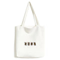 heart spade club k pattern tote canvas bag shopping satchel casual handbag - Great Deal! - Great Deal!