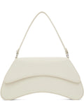 Premium SIMON MILLER Women's White Solid Single Strap Shoulder Bag - Great Deal! - Great Deal!