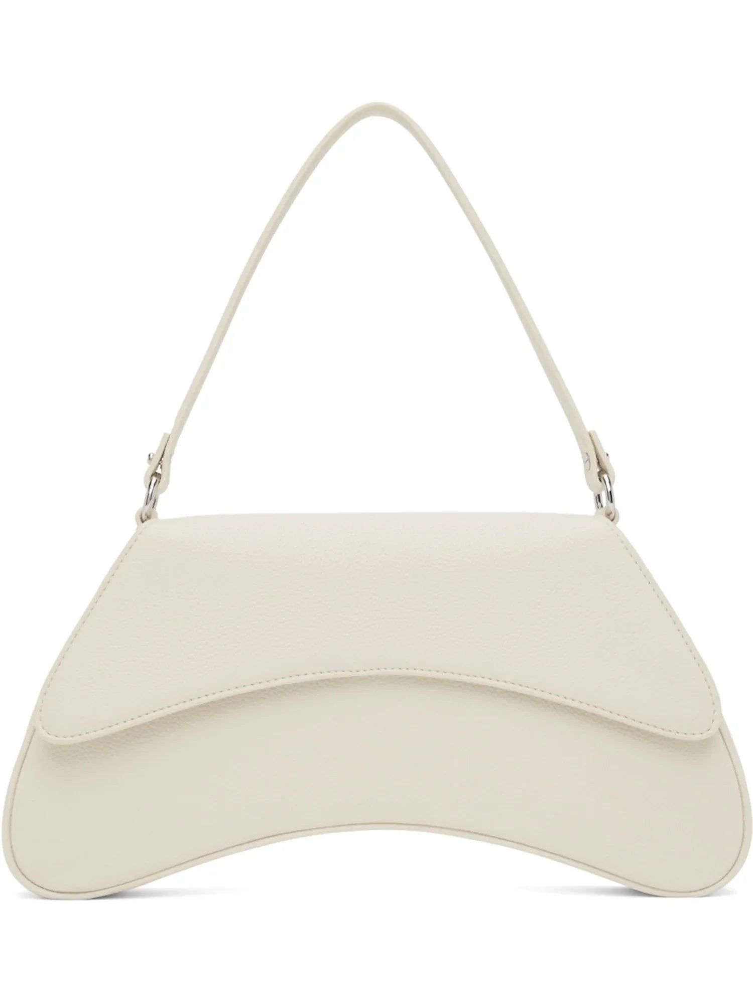 Premium SIMON MILLER Women's White Solid Single Strap Shoulder Bag - Great Deal! - Great Deal!