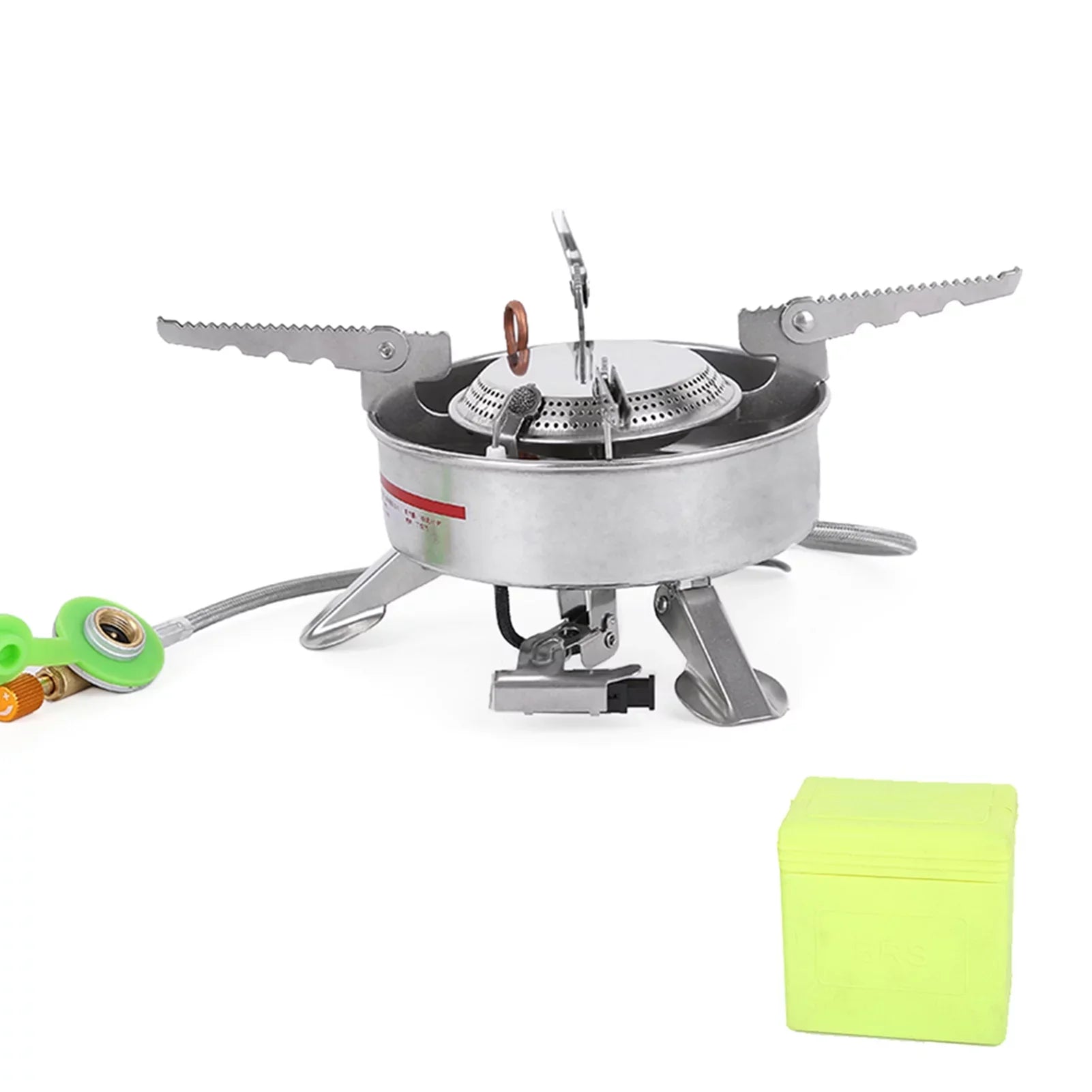 Premium MABOTO BRS-10 Outdoor Portable Camping Picnic Split-Type Stainless Steel Butane Gas Cooker Big Power Large Blaze - Great Deal!