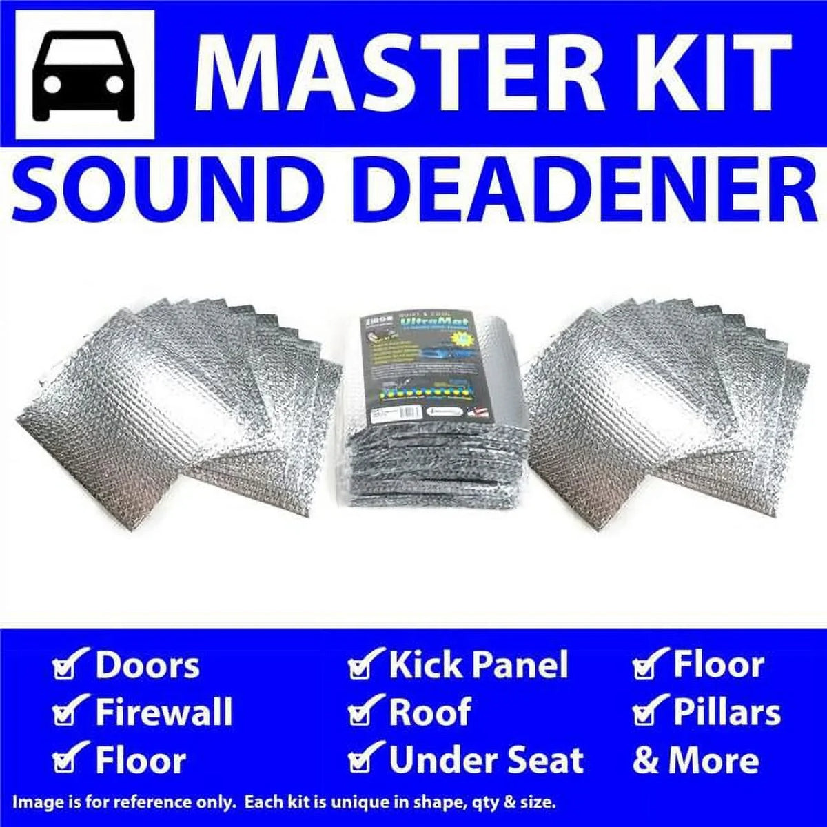 Premium Zirgo High Performance Cooling Products 13311cm2 Heat & Sound Deadener for Ford Escape Master Kit - Great Deal!