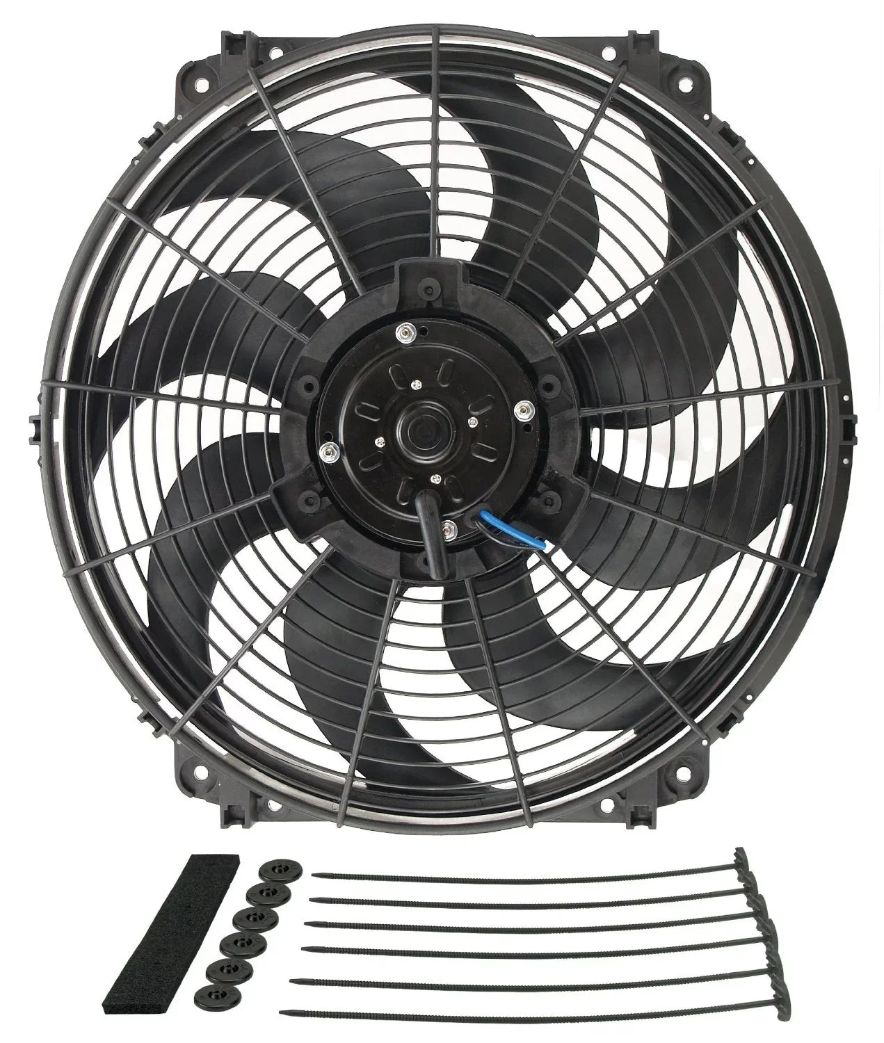 Derale 16626 16" Tornado Electric Fan Standard Kit Fits select: 2014 GMC SIERRA, 2013 NISSAN SENTRA - Great Deal!