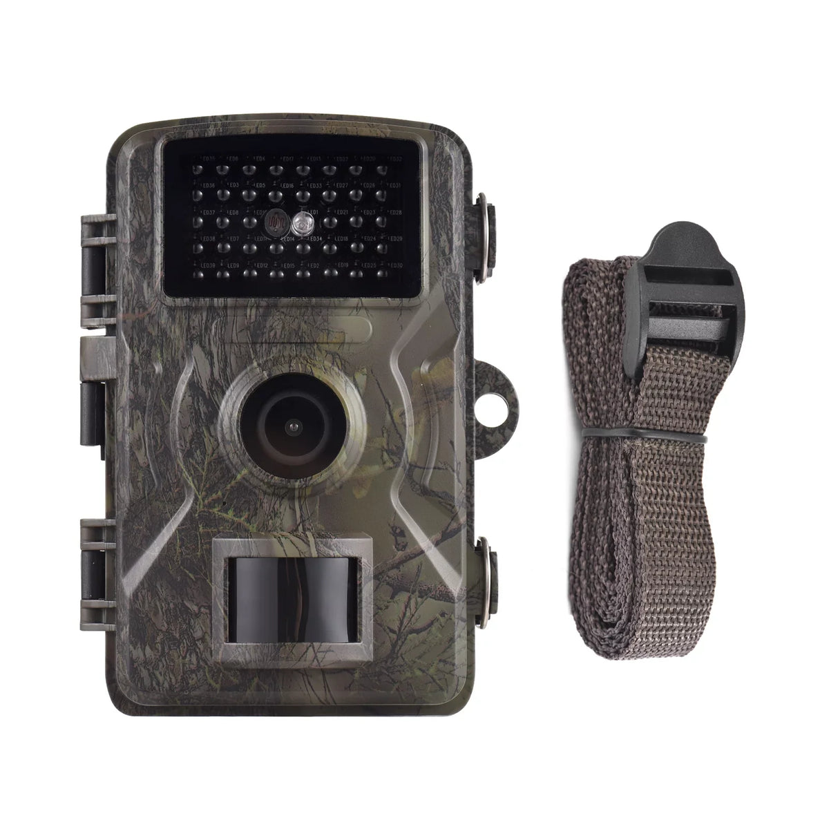Premium 16MP 1080P Wildlife Trail Camera with 2.0 Inch TFT Color Screen - Features 0.8s Trigger Time, Infrared Night Vision, Motion Activation, and IP66 Waterproof Rating - Great Deal!