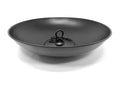 Premium Premium Premium U-nitt Rain Chains 16" Anchoring Catch Basin/Receptacle/Bowl/Dish/Anchor, Black Powder Coated, Hammered, for Roof Gutter Rain Chain Installation, A Decorative Fountain, A Bird Bath/Birdbath, 976BLK