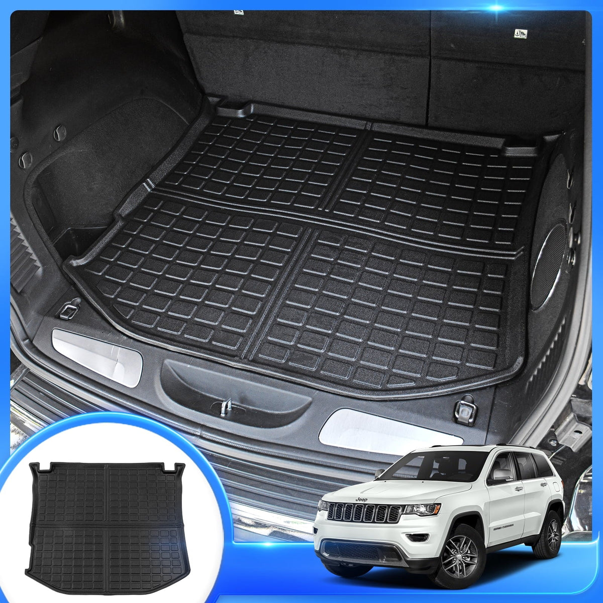 Premium Premium Fit 2011-2021 Jeep Grand Cherokee 2022 2023 Grand Cherokee WK Trunk Mat Cargo Liner
