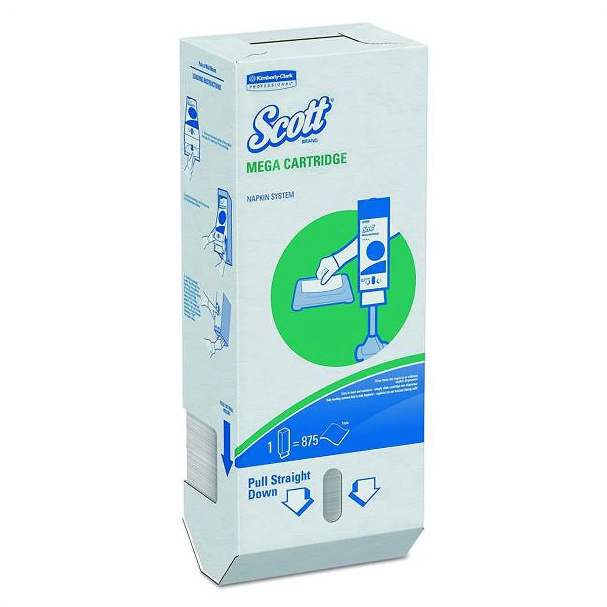 Kimberly-Clark 98908 Scott Cartridge Napkin, White - Case of 5250 - Great Deal! - Great Deal!