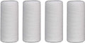 Premium Culligan CW25-BBS Filter Cartridge, 25 Micron, White, 4 Pack