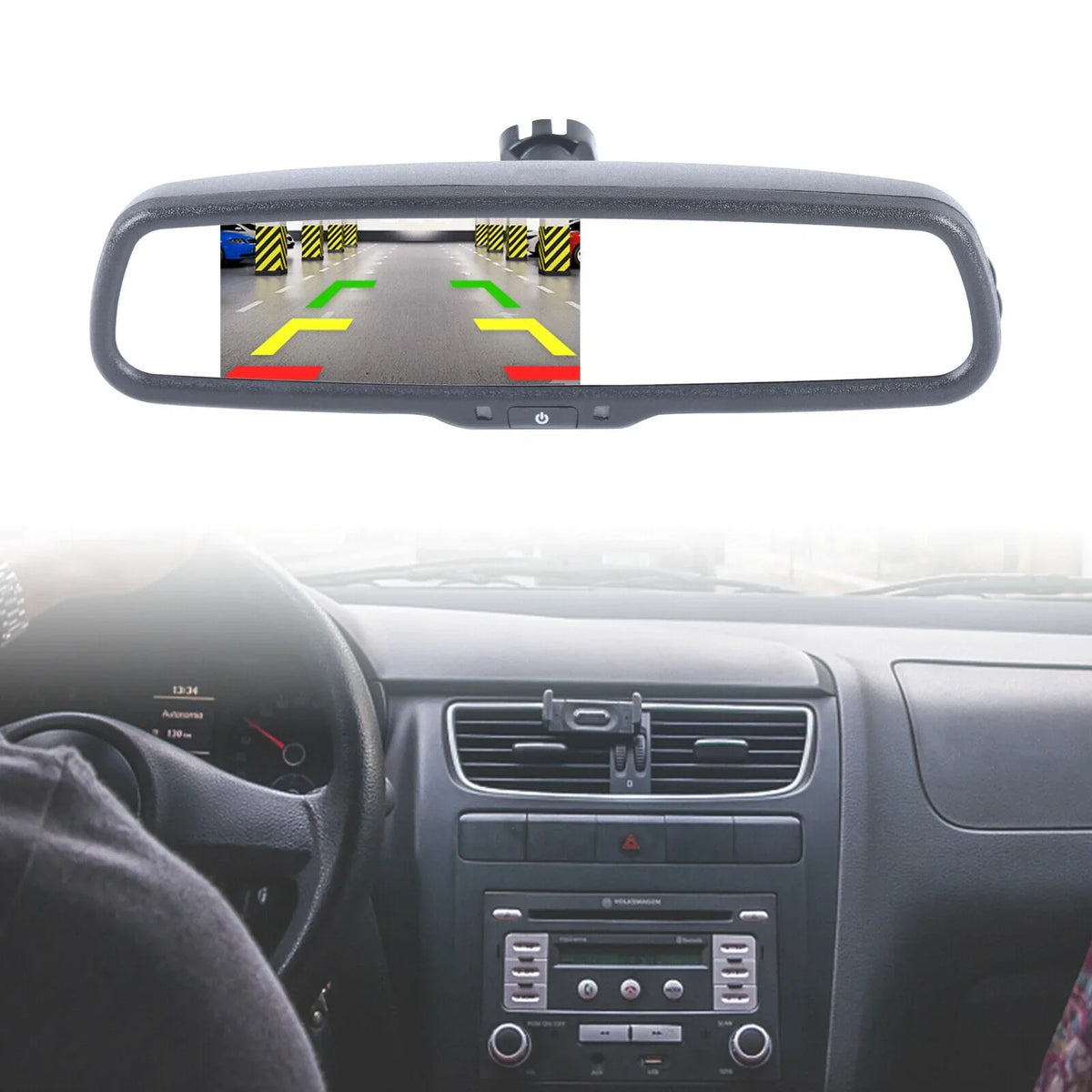 Premium Premium CNCEST 4.3" Auto Dimming Car Rear View Mirror+Bracket for Parking Backup Reverse Camera - Great Deal! - Great Deal!