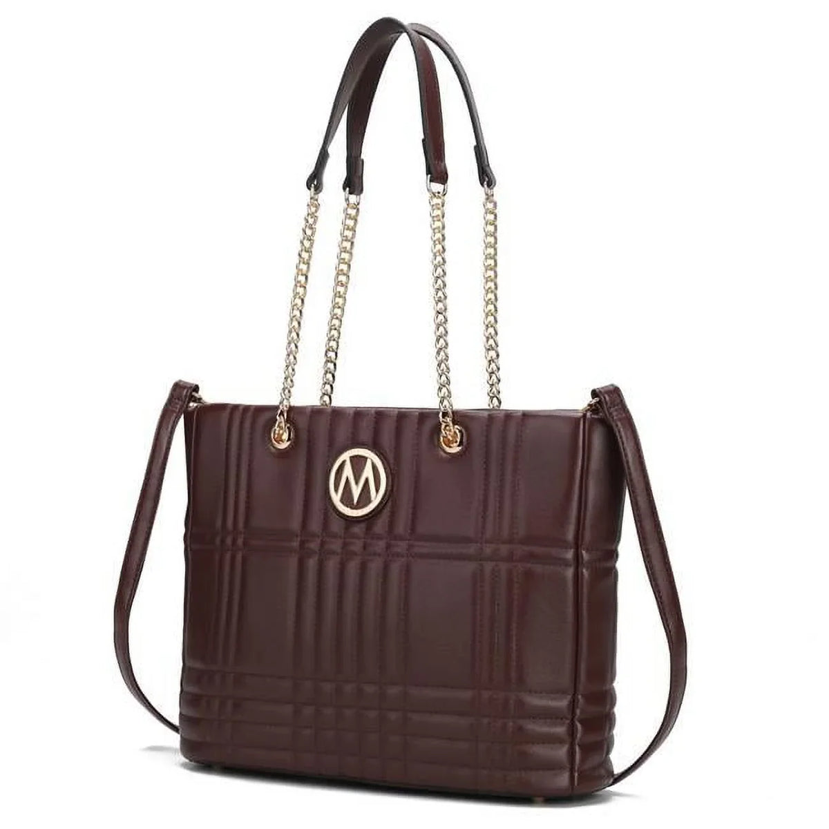 Premium Raven Faux Crocodile-Embossed Vegan Leather Womens Duffle Bag