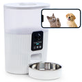 Premium Premium Premium Owlet Home Smart Automatic Pet Feeder with 1080P HD Camera for Cats & Dogs (3.5L), WiFi, Live Video, Auto Night Vision, 2-Way Audio, Works with Alexa & Google Assistant, Motion Alert, No Monthly Fee