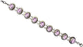 Premium Premium Genuine Purple Amethyst Gemstone Beautifully Handcrafted Ethnic Tribal Gypsy Unique Designer 925 Sterling Silver Adjustable Fashion Bracelet for Women / 7.5â to 8â Inch Length - Great Deal!
