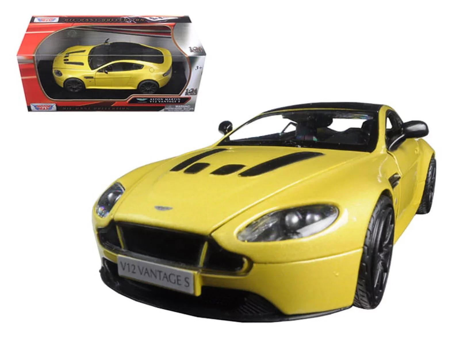 Motormax 79322r Aston Martin Vantage S V12 Red 1-24 Diecast Model Car - Great Deal! - Great Deal!