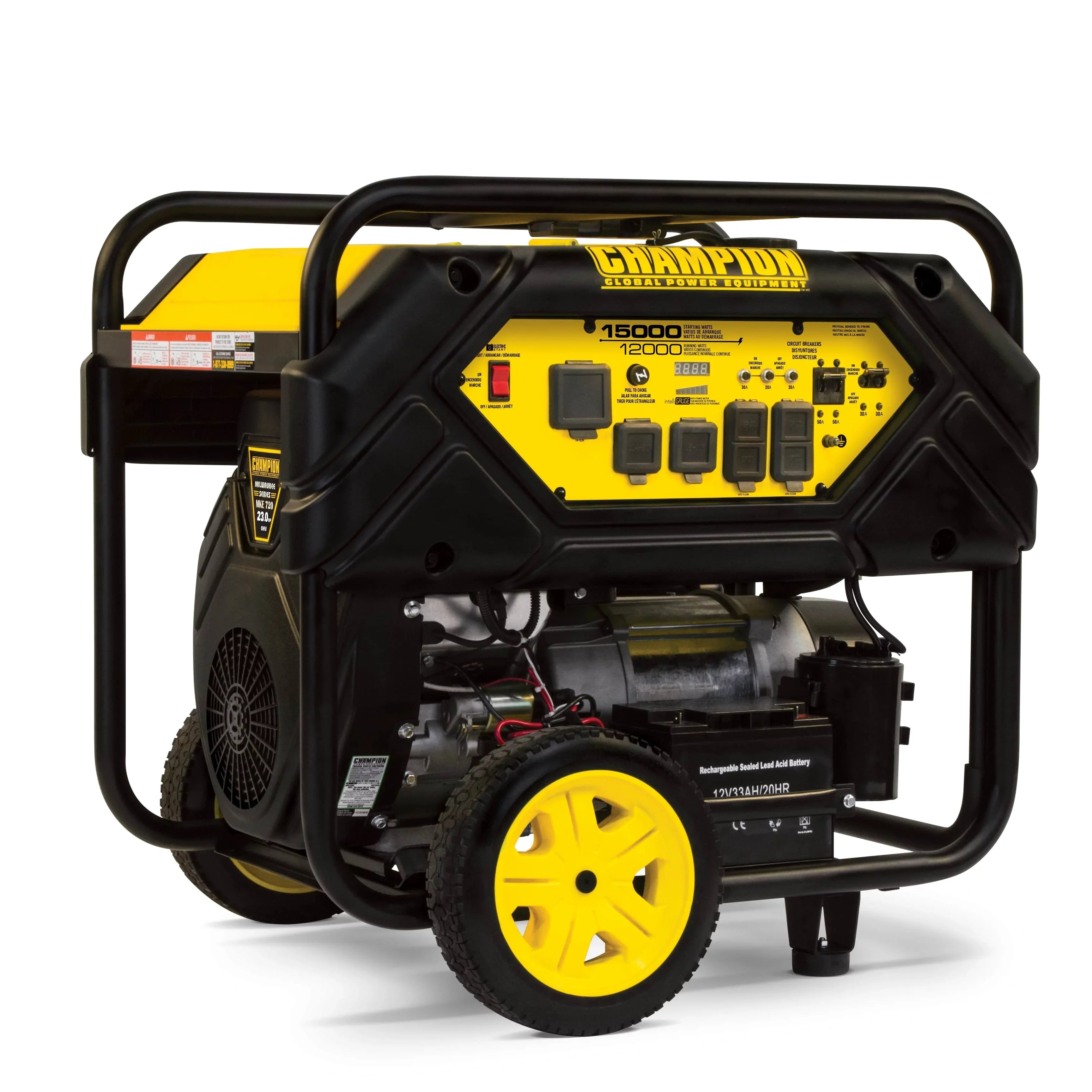 Premium Premium Champion Power Equipment 15,000/12,000 Watts Portable Generator with Electric Start and Lift Hook - Great Deal! - Great Deal!