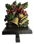 Premium Premium Lulu Decor, Cast Iron Christmas Stocking Holder, Strong and Durable Hook, Designed, Measures 7 X 5.5 inches, Weighs 3.5 lbs, Perfect (Bell) - Great Deal!